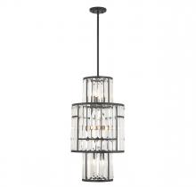  3-2226-8-89 - Rohe 8-Light Pendant in Matte Black