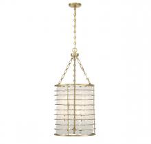  7-3362-6-322 - Byron 6-Light Pendant in Warm Brass