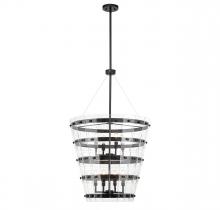 Savoy House 7-8859-8-89 - Ventari 8-Light Pendant in Matte Black