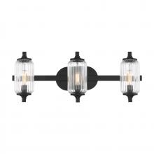 Savoy House 8-3024-3-BK - Holton 3-Light Bathroom Vanity Light in Matte Black