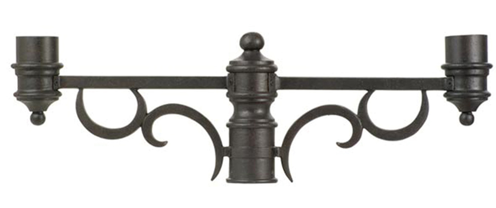 Outdoor Double Post Mount Bracket