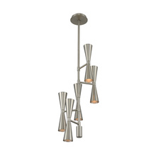  310472SN - Milo 10 Light Foyer Chandelier