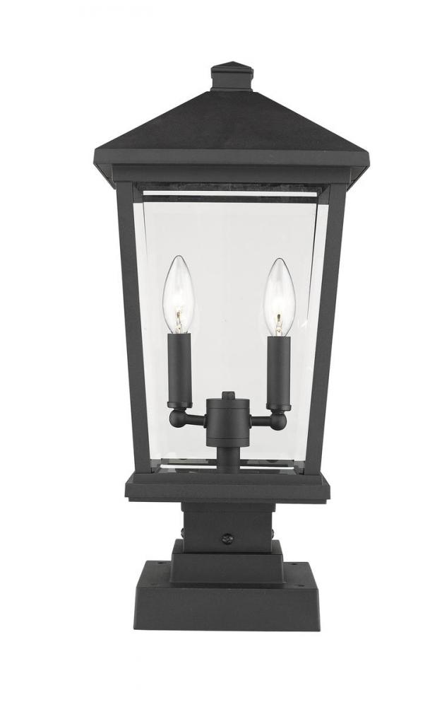 2 Light Outdoor Pier Mounted Fixture