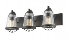  444-3V-BRZ - 3 Light Vanity