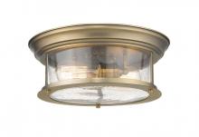  727F13-HBR - 2 Light Flush Mount