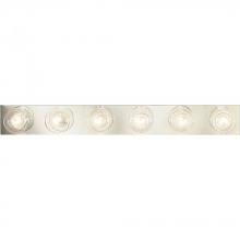 Progress P3299-15 - Broadway Collection Six-Light Polished Chrome Traditional Bath Vanity Light