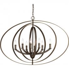  P3791-20 - Equinox Collection Eight-Light Oval Pendant