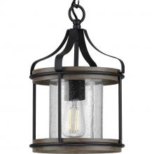  P500234-031 - Brenham Collection Black One-Light Outdoor Pendant