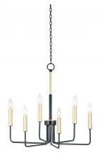 Maxim 10255BKGLD - Sullivan 6-Light Chandelier