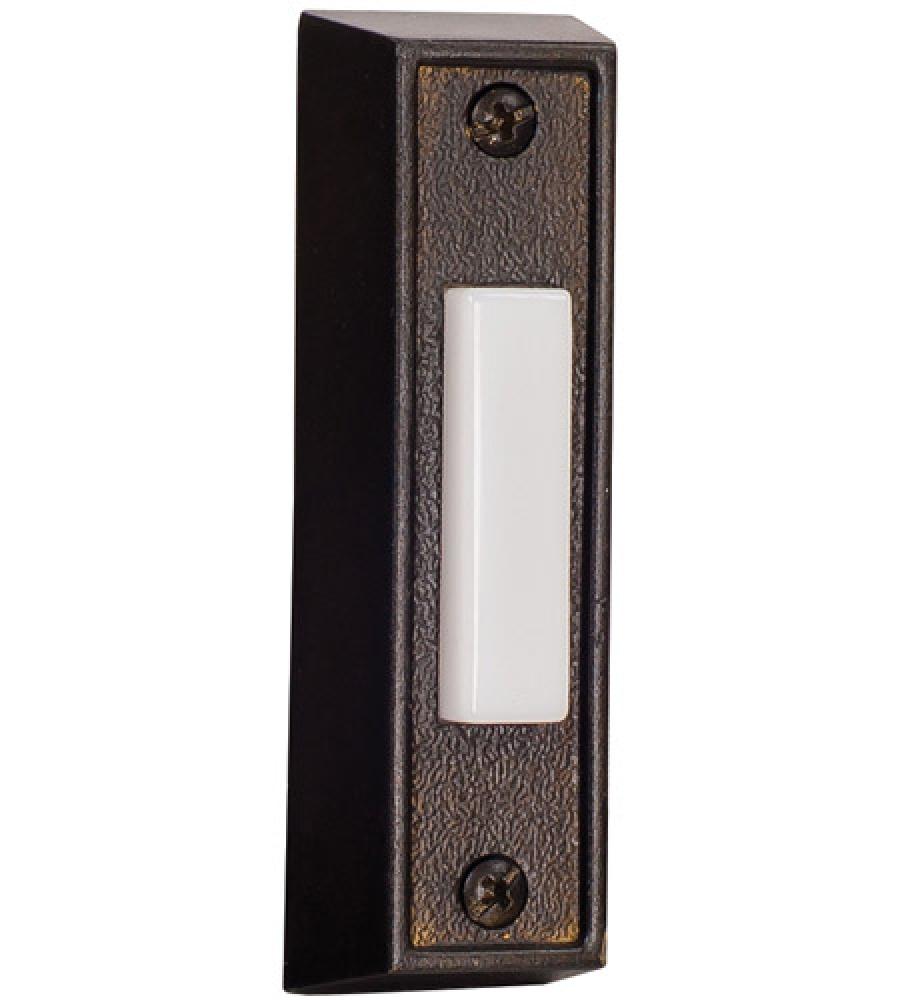 Surface Mount Rectangle Lighted Push Button in Bronze