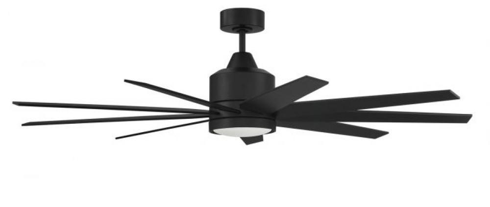 60" Champion Ceiling Fan in Flat Black