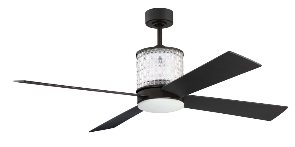 52" Ceiling Fan w/Blades & LED Light Kit