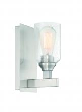  53161-BNK - Chicago 1 Light Wall Sconce in Brushed Polished Nickel