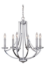  40026-CH - 6 Light Chandelier