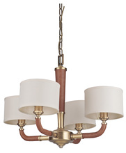  48124-VB - 4 Light Chandelier