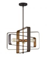 Craftmade 48593-ABZ - 3 Light Pendant With Rods