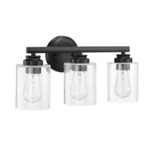  50503-FB - Bolden 3 Light Vanity in Flat Black