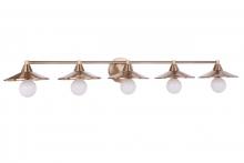 Craftmade 12546SB5 - Isaac 5 Light Vanity in Satin Brass