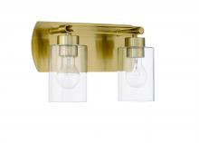  17614SB2 - Hendrix 2 Light Vanity in Satin Brass