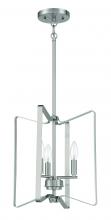  56133-BNK - Shayna 3 Light Foyer in Brushed Polished Nickel