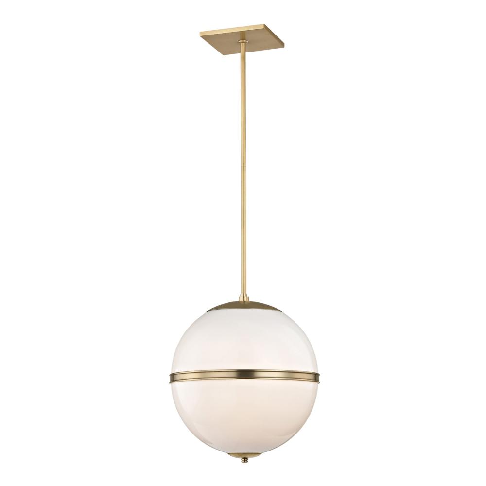 Brian Patrick Flynn Truax 4 Light Aged Brass Pendant