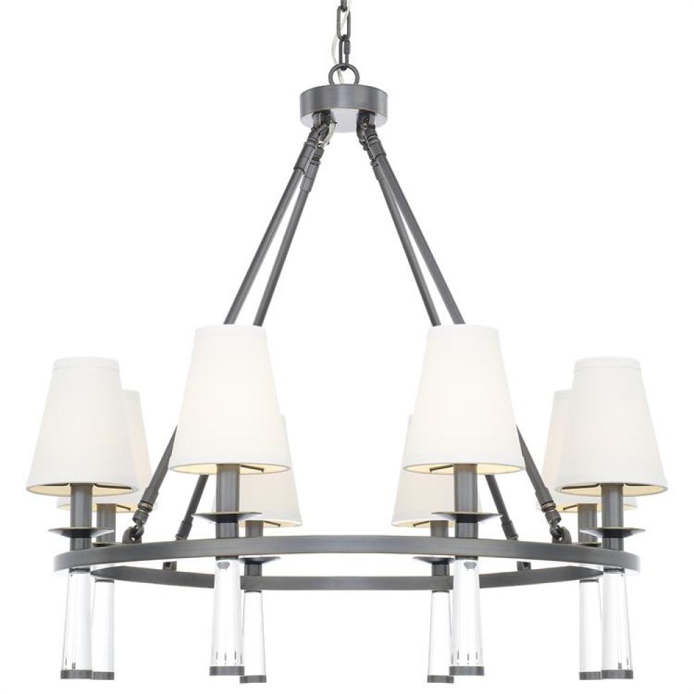 Baxter 8 Light Oil Rubbed Bronze Chandelier