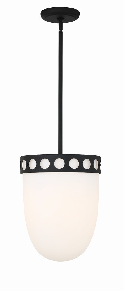 Kirby 3 Light Black Forged Chandelier Pendant