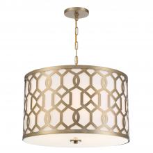  2266-AG - Libby Langdon Jennings 5 Light Aged Brass Pendant