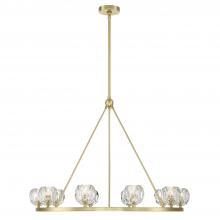  ARA-10265-SB - Aragon 10 Light Soft Brass Chandelier