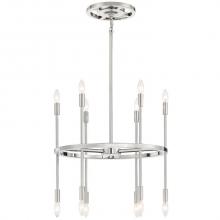 Crystorama ARS-B4012-PN - Aries 12 Light Polished Nickel Chandelier