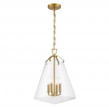 Crystorama VSS-7015-LG - Voss 4 Light Luxe Gold Pendant