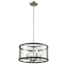 DVI DVP25406BN/GR-CL - Downtown 4 Light Pendant