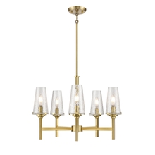  DVP50225BR-CRK - Athenium 5 Light Chandelier