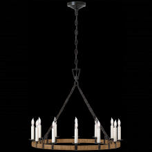 Visual Comfort & Co. Signature Collection CHC 5872AI/NRT - Darlana Medium Wrapped Ring Chandelier