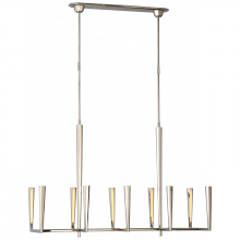Visual Comfort & Co. Signature Collection TOB 5715PN - Galahad Large Linear Chandelier
