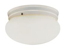 Trans Globe PL-3618 WH - 1LT FLUSH-MUSHROOM-GU24 BASE-O