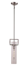 Trans Globe PND-2155 PC - Mie Collection 1-light, 7-inch, Glass Cylinder Mini Pendant