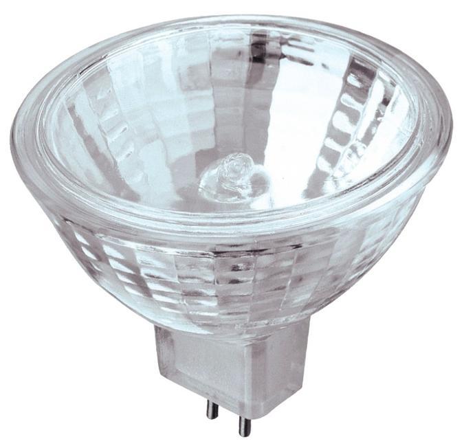 20W MR16 Halogen Low Voltage Xenon Flood Clear Lens GU5.3 Base, 12 Volt, Card, 2-Pack