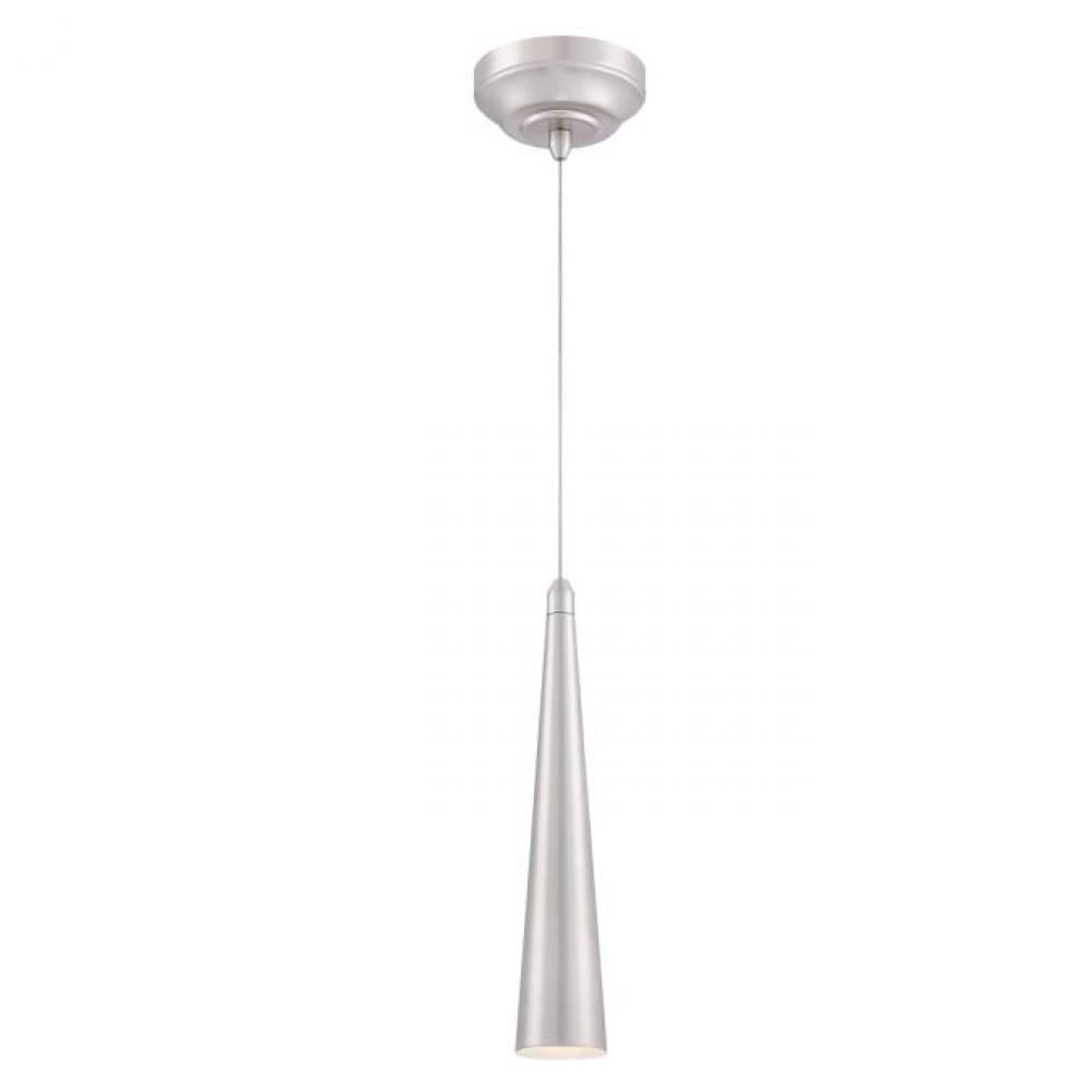 LED Mini Pendant Brushed Nickel Finish