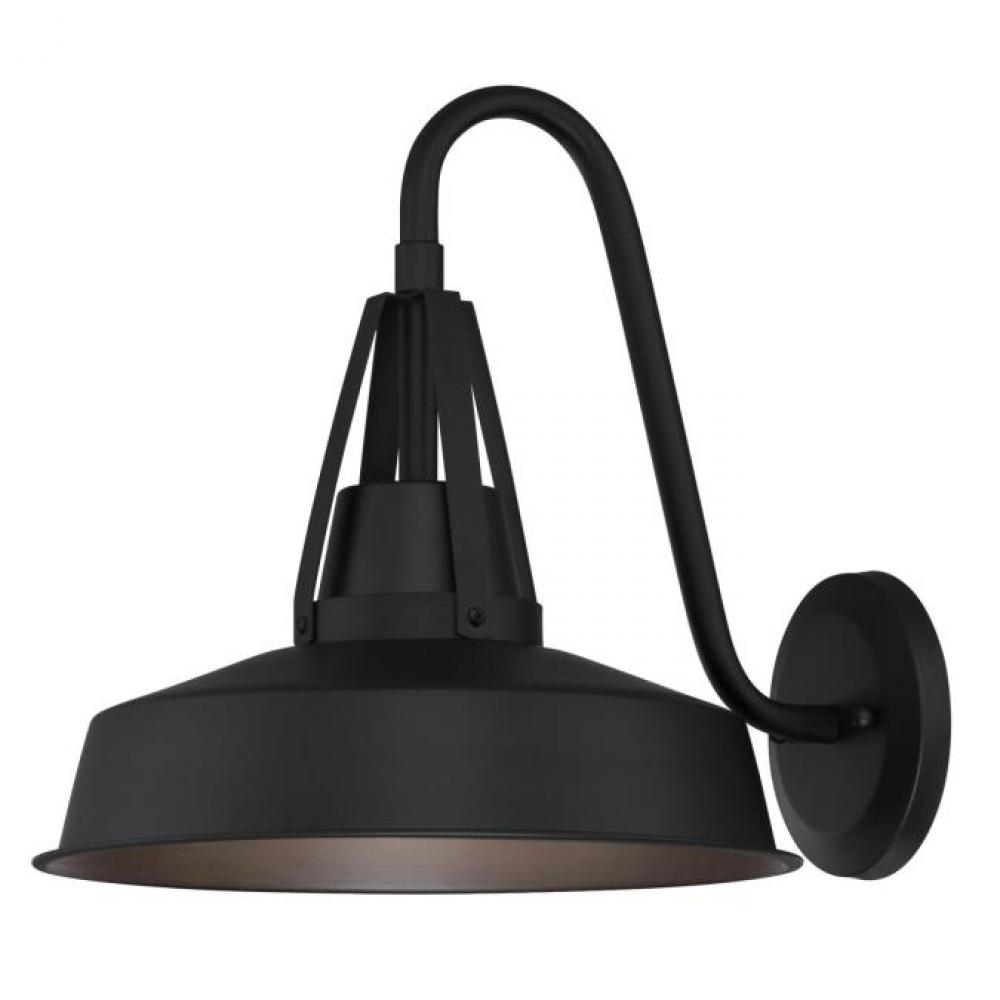 Dimmable LED Wall Fixture Matte Black Finish