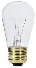 Westinghouse 354000 - 11W S14 Incandescent Clear E26 (Medium) Base, 130 Volt, Card