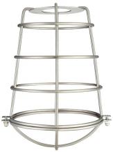 Westinghouse 8503100 - Brushed Nickel Finish Cage Shade with Closed Bottom