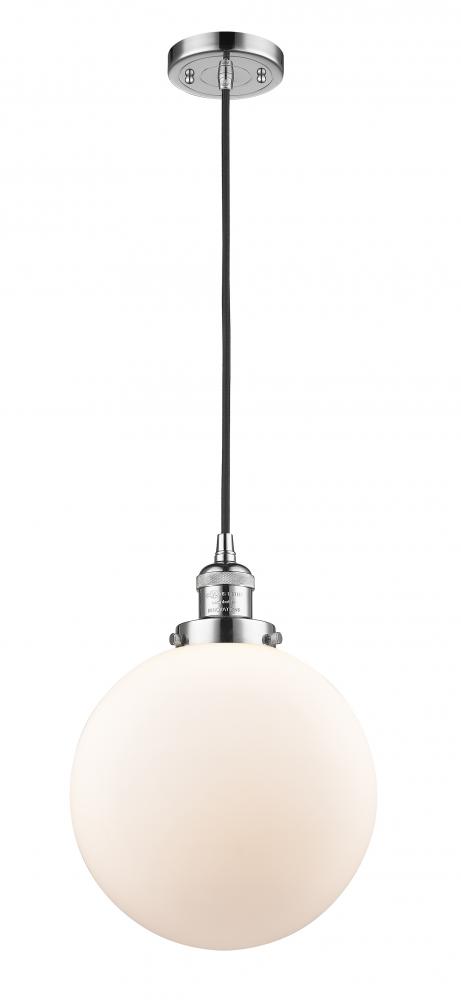 Beacon - 1 Light - 10 inch - Polished Chrome - Cord hung - Mini Pendant