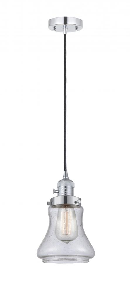 Bellmont - 1 Light - 6 inch - Polished Chrome - Cord hung - Mini Pendant