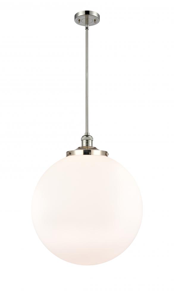 Beacon - 1 Light - 18 inch - Polished Nickel - Stem Hung - Pendant