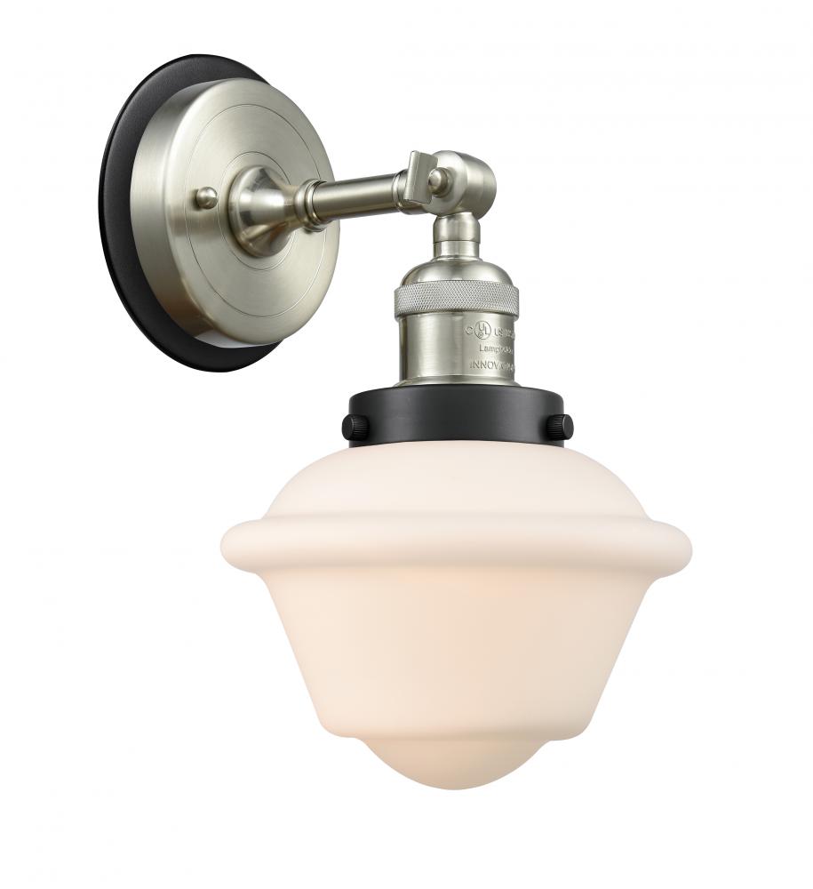 Oxford - 1 Light - 8 inch - Brushed Satin Nickel - Sconce