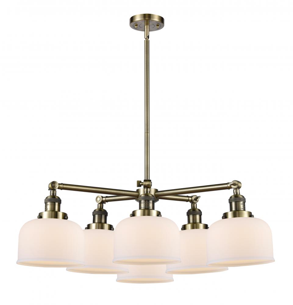 Large Bell 6 Light Chandelier