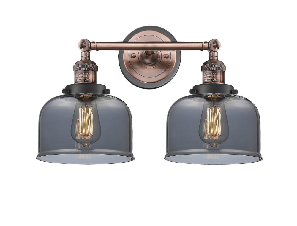 Bell - 2 Light - 19 inch - Antique Copper - Bath Vanity Light