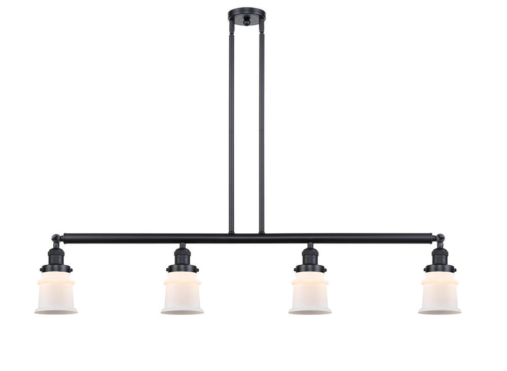 Canton - 4 Light - 51 inch - Matte Black - Stem Hung - Island Light