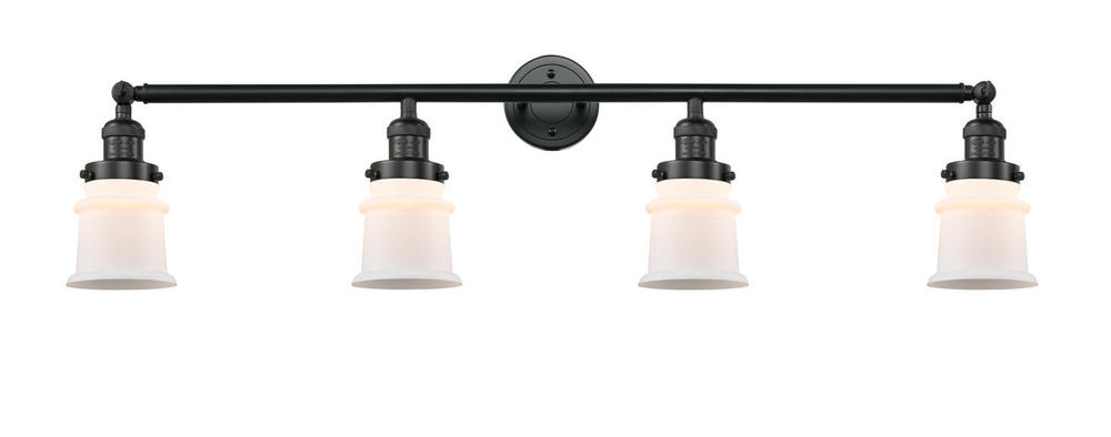 Canton - 4 Light - 42 inch - Matte Black - Bath Vanity Light